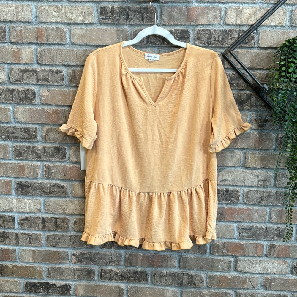 Hailey & Co babydoll blouse